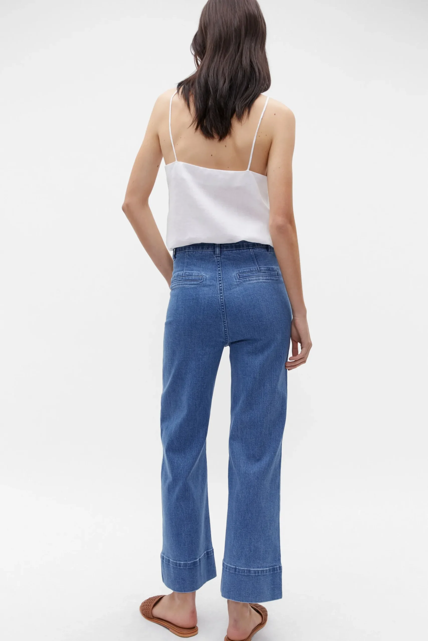 Seed Heritage Pants-Core Wide Leg Pocket Jean French Blue Denim