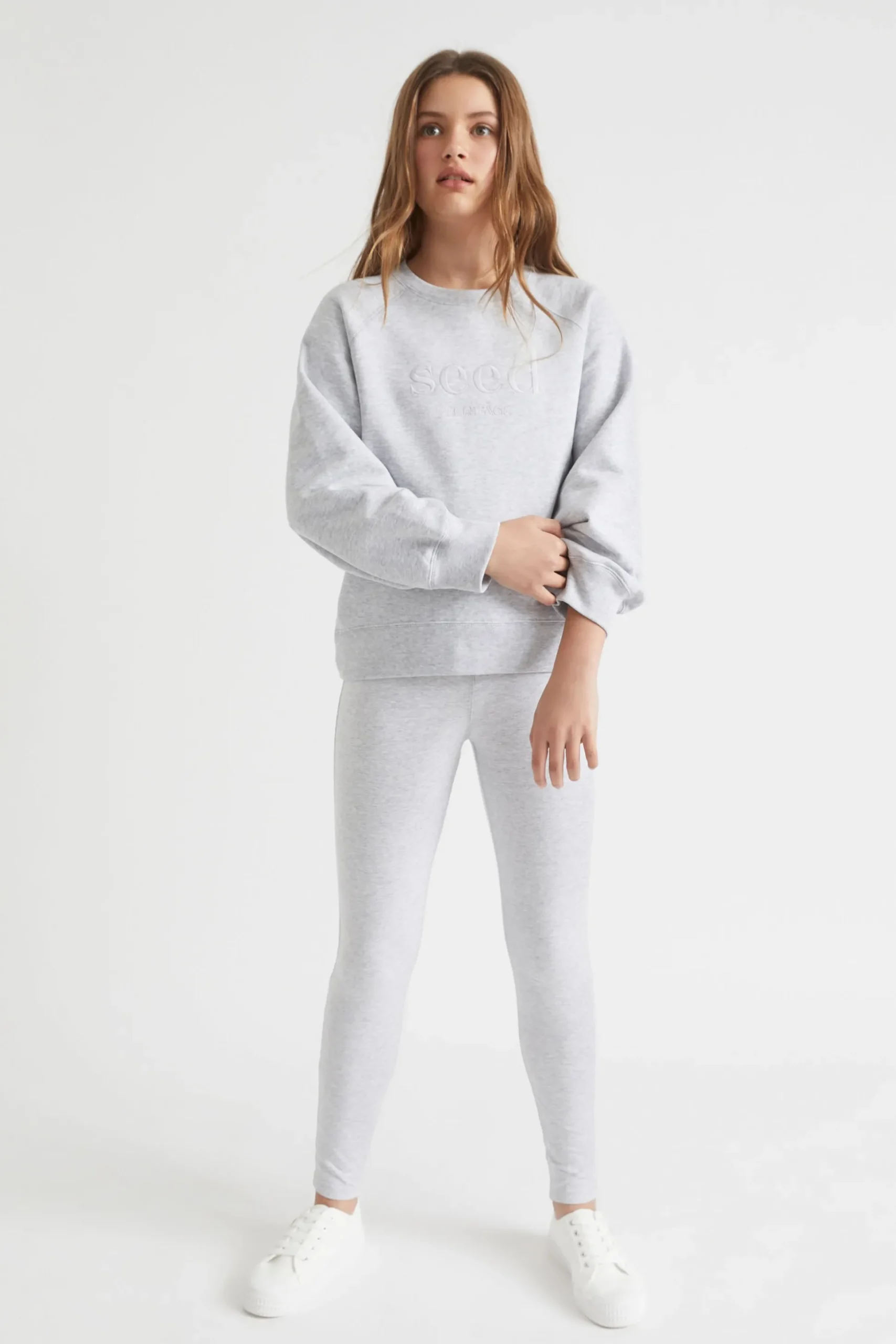 Seed Heritage Pants-Core Yogi Legging Cloud