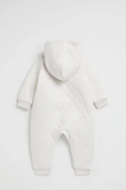 Seed Heritage Jumpsuits & Overalls-Cosy Quilted Zipsuit Snow Marle