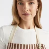 Seed Heritage Kitchen & Dining-Cotton Adult Apron Chocolate Stripe