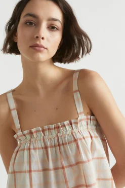 Seed Heritage Sleepwear-Cotton Frill Cami Multi
