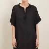 Seed Heritage Scarves & Kaftans-Cotton Kaftan Black