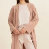 Seed Heritage Sleepwear-Cotton Terry Robe Chalk Pink