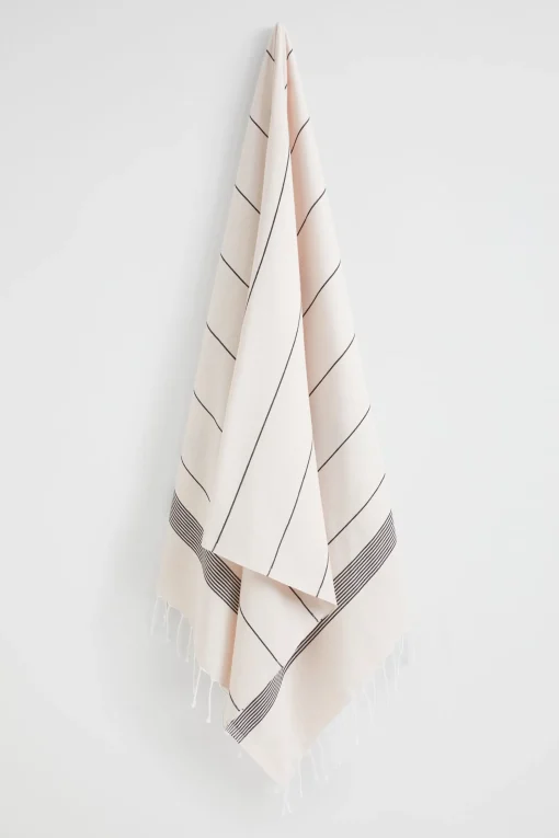 Seed Heritage Beach Towels-Cotton Turkish Towel Black