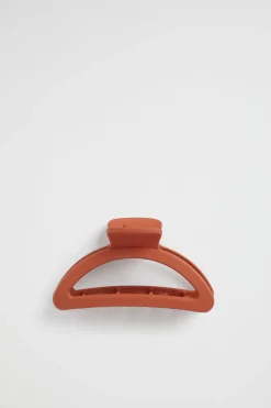 Seed Heritage Hair Accessories-Crescent Hair Claw Brick