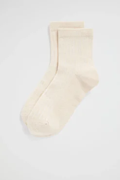 Seed Heritage Socks & Tights-1/4 Crew Socks Oatmeal