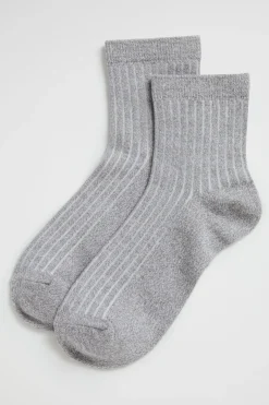 Seed Heritage Socks & Tights-1/4 Crew Socks Grey