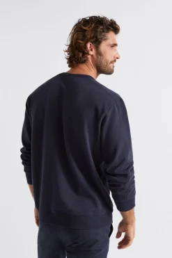 Seed Heritage T-Shirts & Sweaters-Crewneck Sweatshirt Midnight Blue
