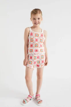 Seed Heritage T-Shirts & Tops-Crochet Cami Multi