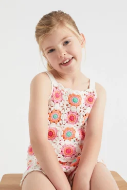 Seed Heritage T-Shirts & Tops-Crochet Cami Multi