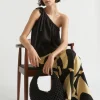 Seed Heritage Shoulder Bags-Crochet Rope Bag Black