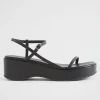 Seed Heritage Sandals & Thongs-Dahlia Strappy Wedge Black