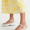 Seed Heritage Sandals & Thongs-Dahlia Strappy Wedge White