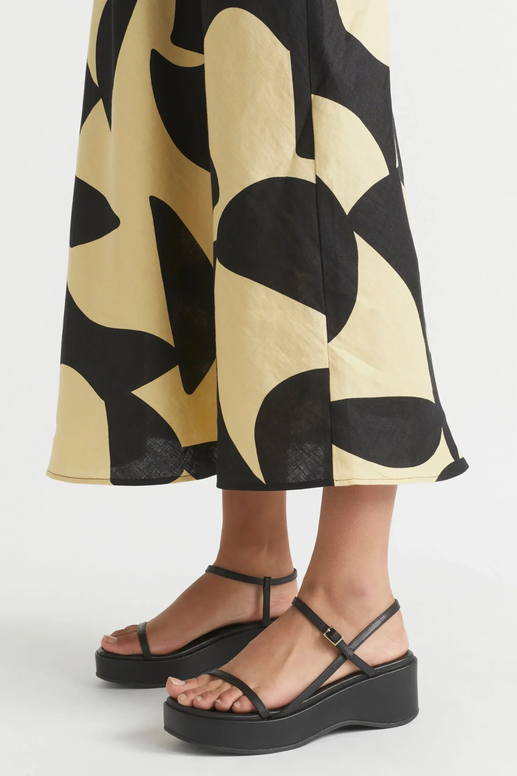Seed Heritage Sandals & Thongs-Dahlia Strappy Wedge Black