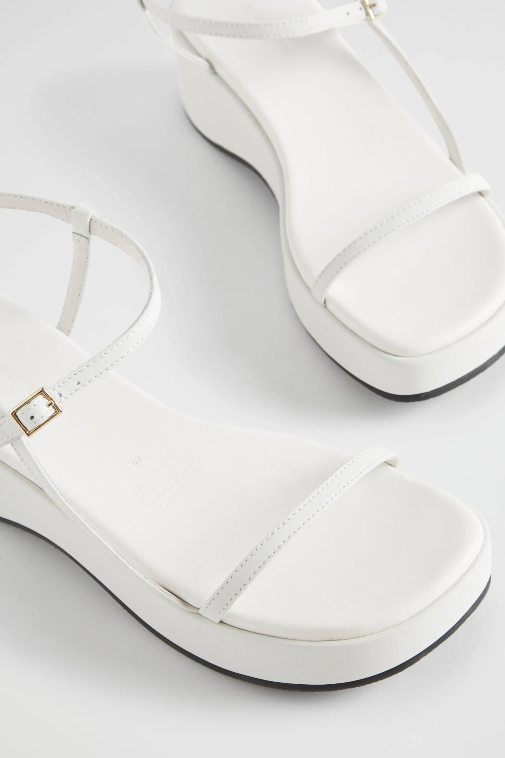 Seed Heritage Sandals & Thongs-Dahlia Strappy Wedge White