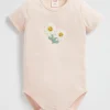 Seed Heritage Bodysuits & Onesies-Daisy Bodysuit Rosewater