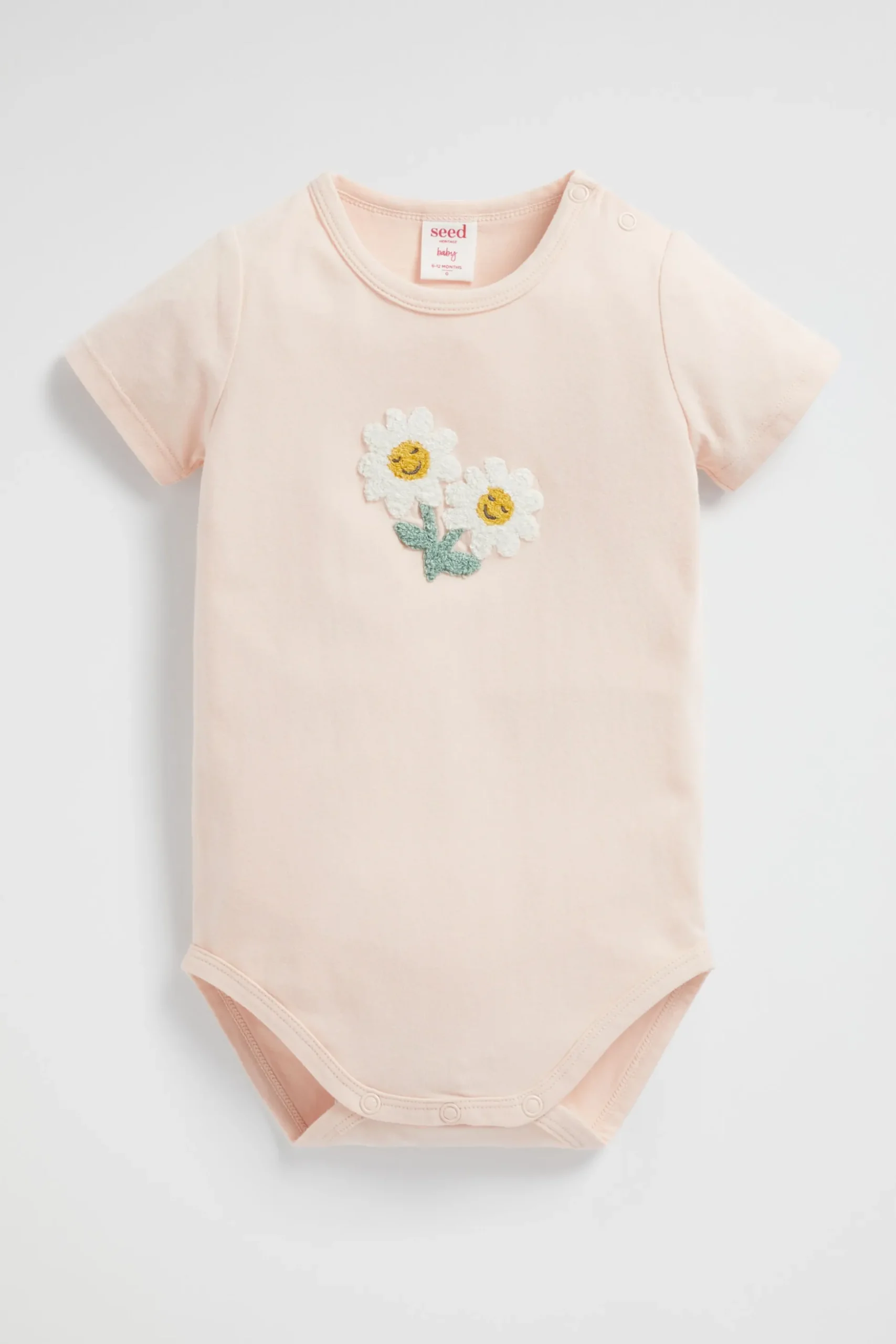 Seed Heritage Bodysuits & Onesies-Daisy Bodysuit Rosewater