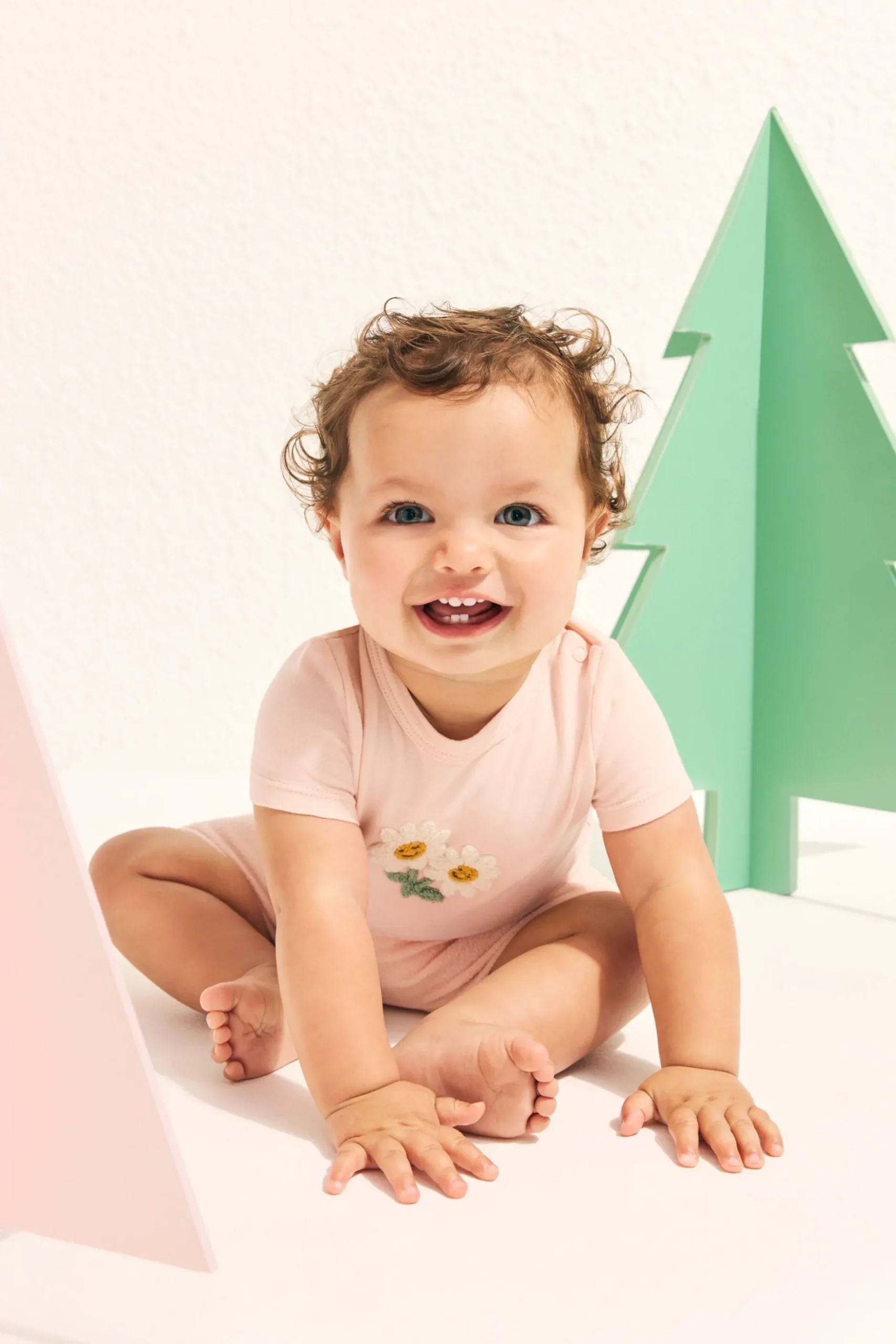 Seed Heritage Bodysuits & Onesies-Daisy Bodysuit Rosewater