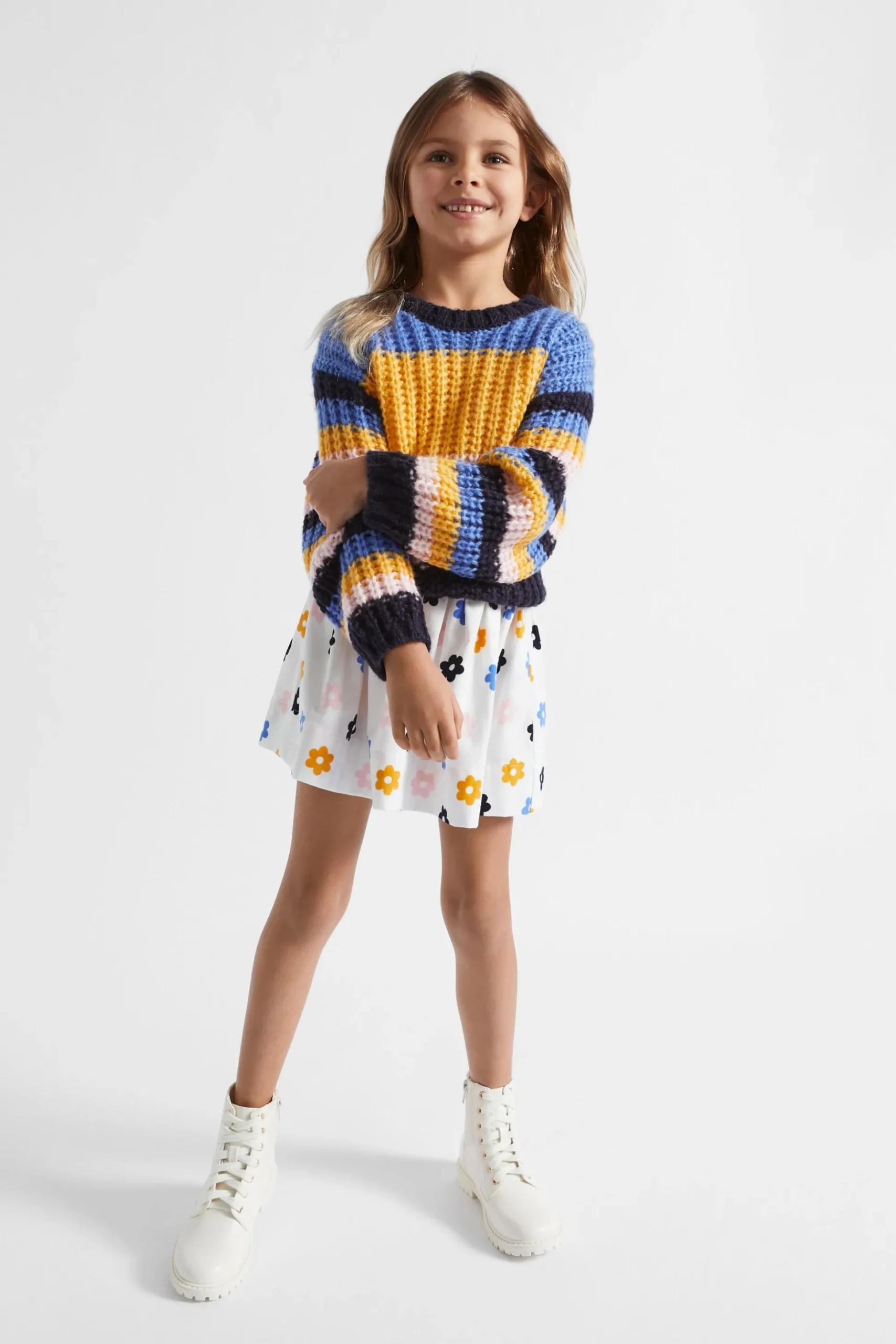 Seed Heritage Skirts-Daisy Cord Skirt Canvas