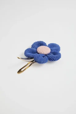 Seed Heritage Hair Accessories-Daisy Cord Snap Soft Cobalt