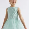 Seed Heritage Dresses-Daisy Embroidered Dress Mint