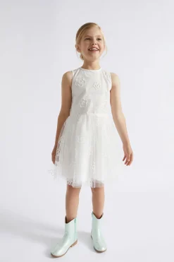 Seed Heritage Dresses-Daisy Embroidered Dress Canvas