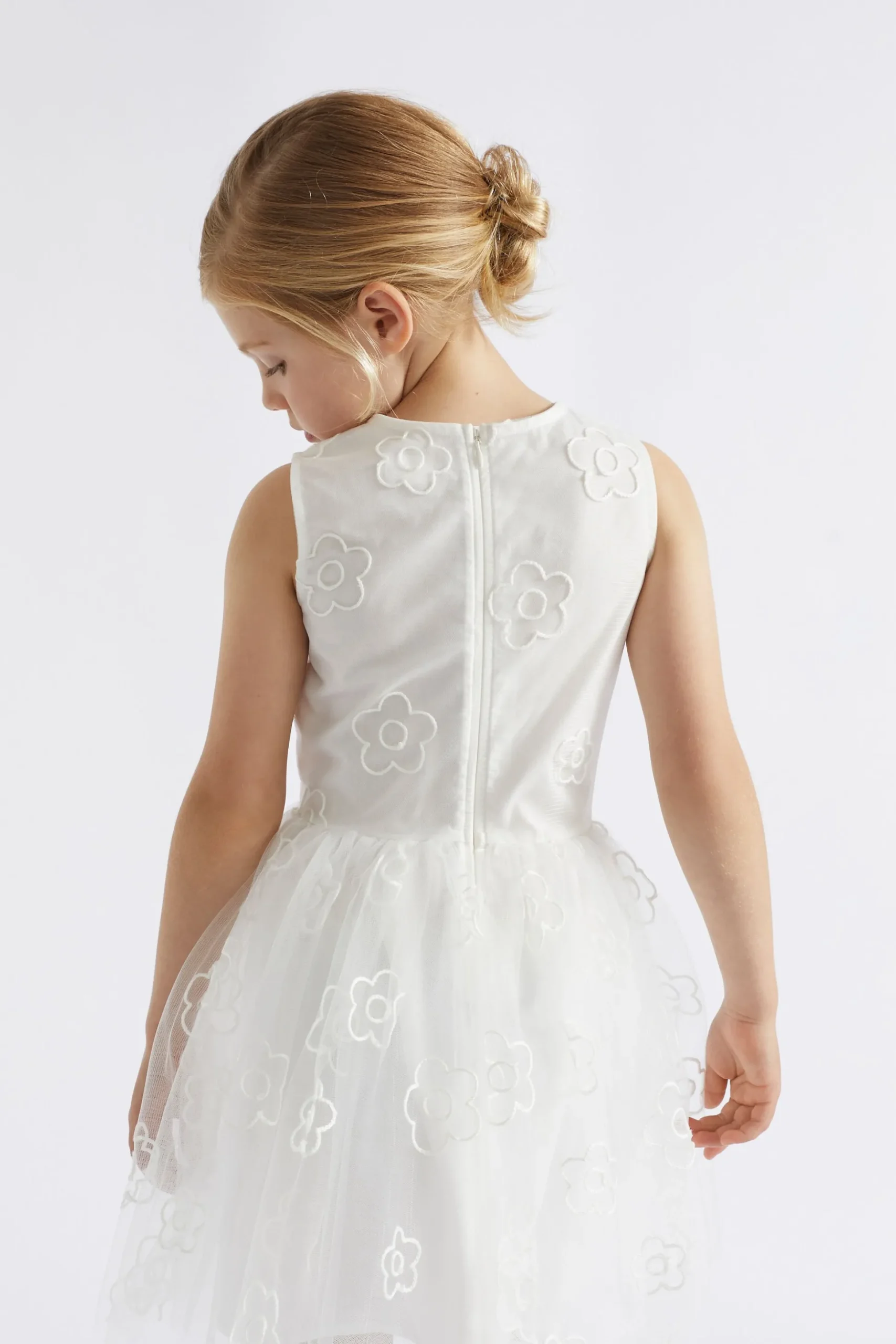 Seed Heritage Dresses-Daisy Embroidered Dress Canvas