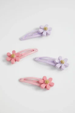 Seed Heritage Hair Accessories-Daisy Glitter Snap Pack Multi