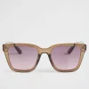Seed Heritage Sunglasses & Glasses-Danielle D Frame Sunglasses Dark Fern