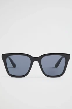Seed Heritage Sunglasses & Glasses-Danielle D Frame Sunglasses Black