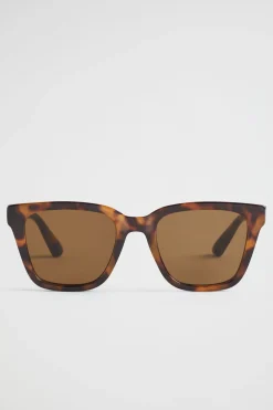Seed Heritage Sunglasses & Glasses-Danielle D Frame Sunglasses Dark Tort