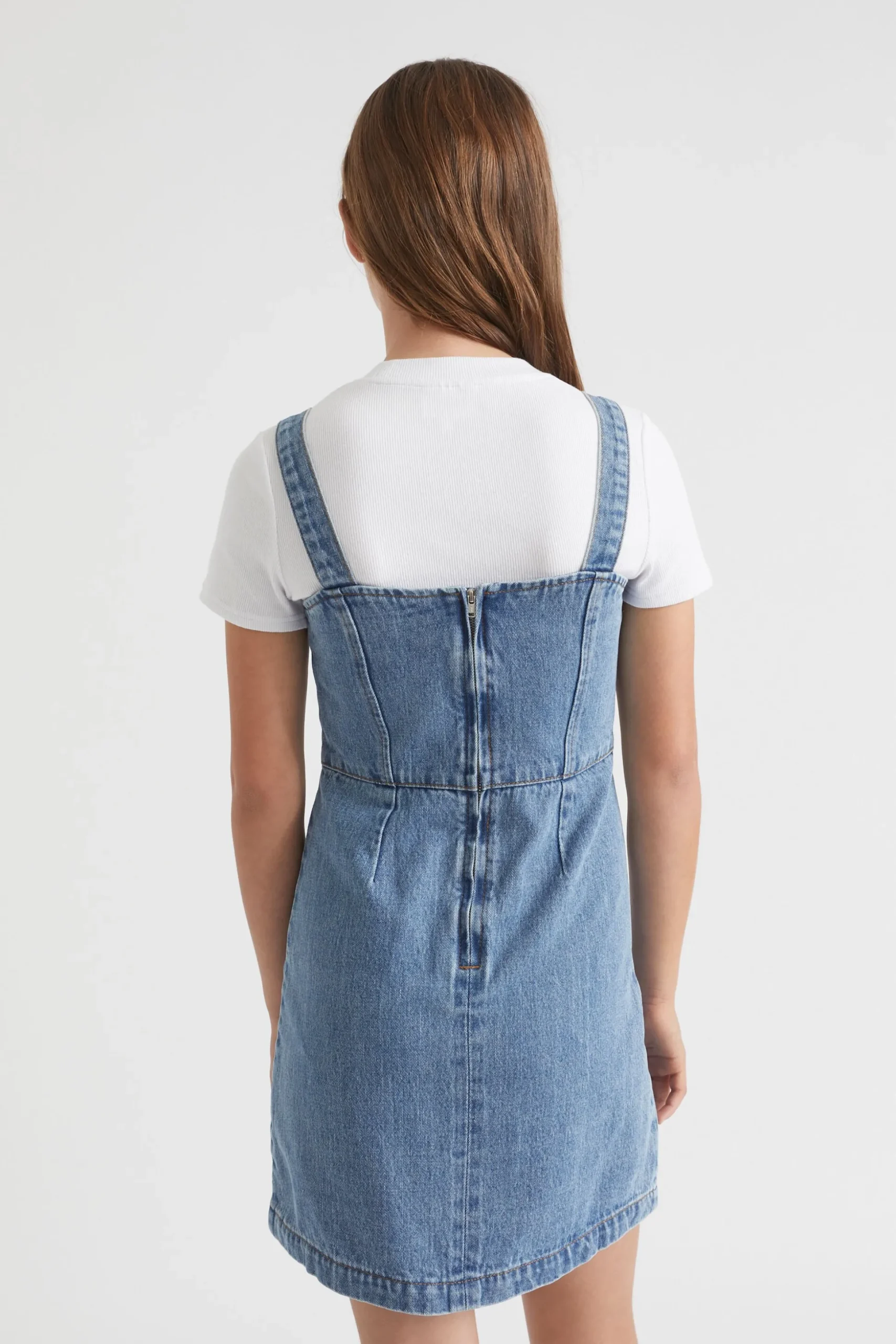 Seed Heritage Denim & Jeans-Denim A-Line Dress Bright Sky
