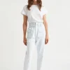 Seed Heritage Pants-Denim Paperbag Pocket Jean Arctic Wash