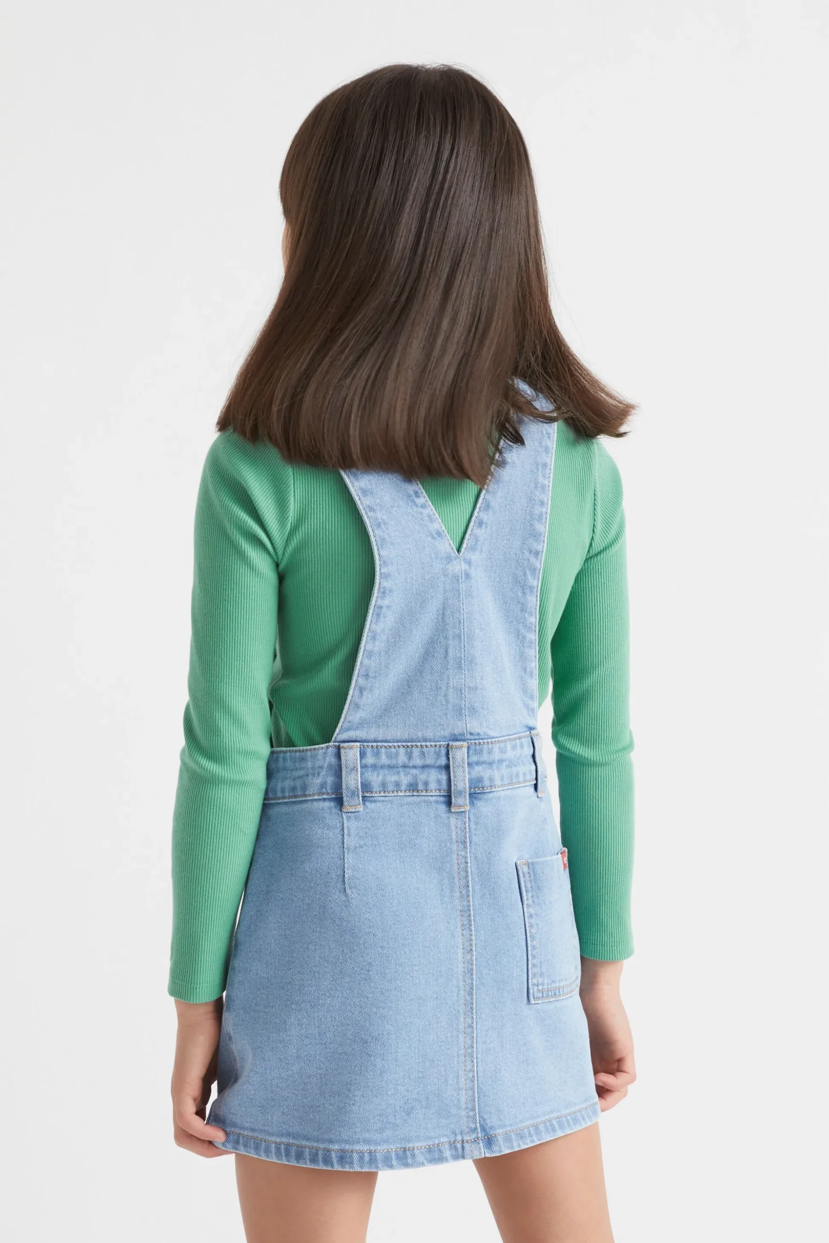 Seed Heritage Denim & Jeans-Denim Pinafore Original Indigo