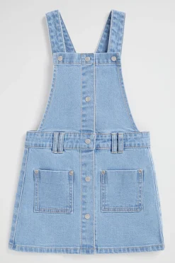 Seed Heritage Denim & Jeans-Denim Pinafore Original Indigo