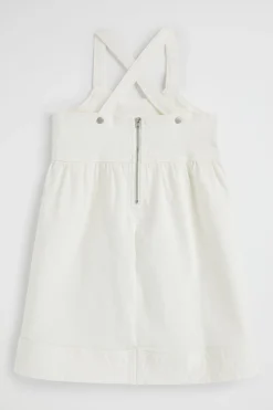 Seed Heritage Denim & Jeans-Denim Pinafore Vintage White Wash