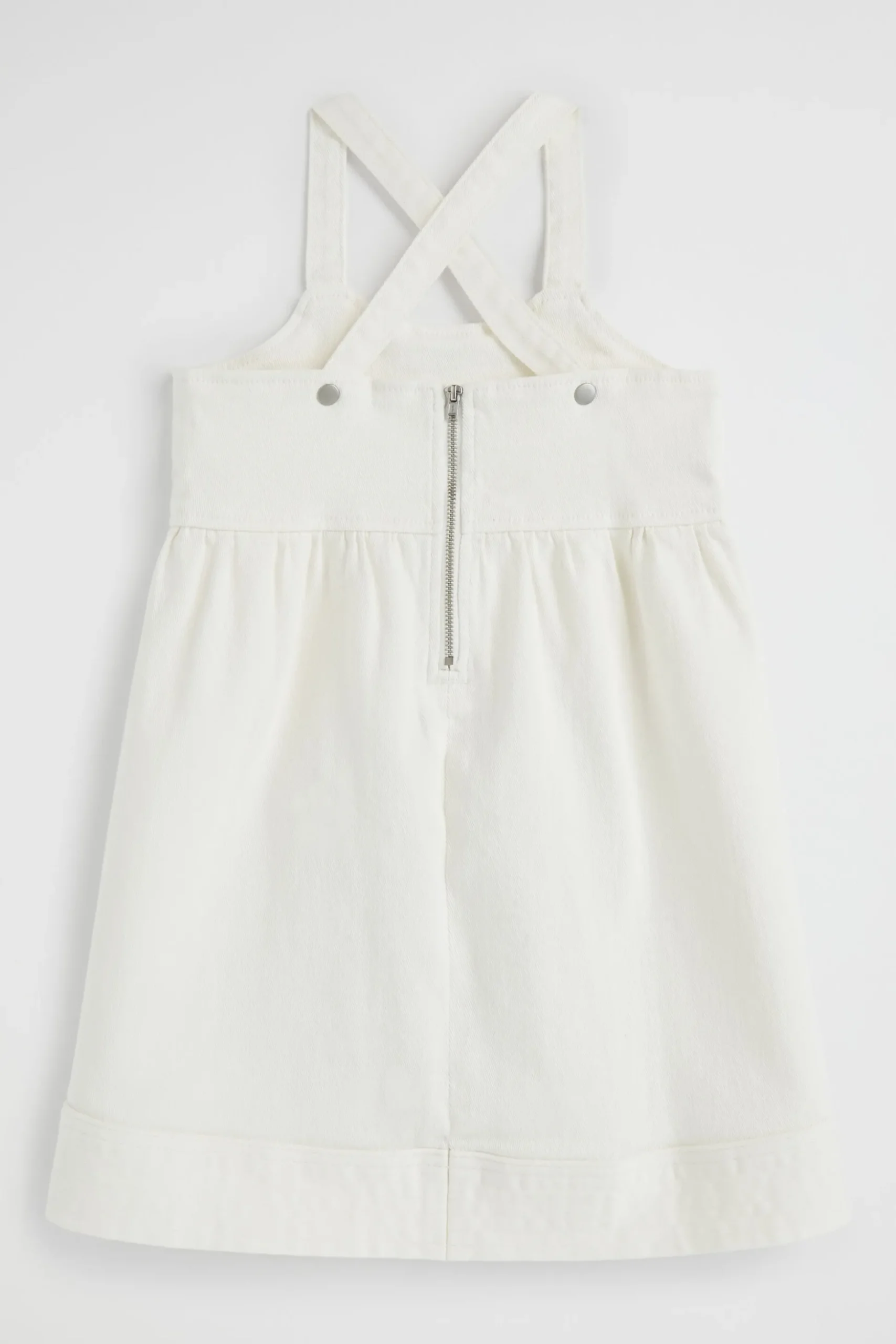 Seed Heritage Denim & Jeans-Denim Pinafore Vintage White Wash