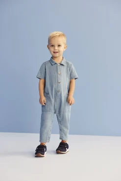 Seed Heritage Denim & Jeans-Denim Romper Mid Classic