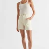 Seed Heritage Shorts-Denim Tailored Short Vanilla Cream