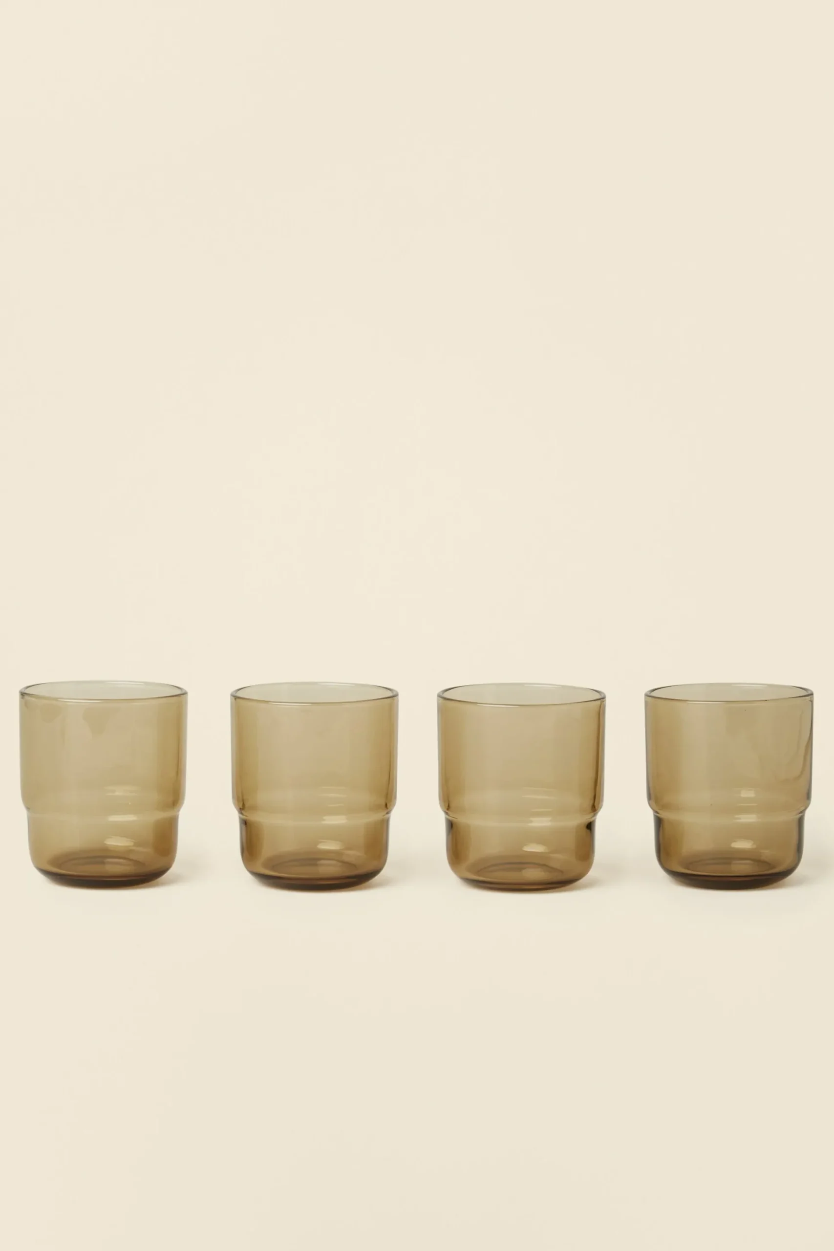 Seed Heritage Kitchen & Dining-Devon Tumbler Set Of 4 Amber