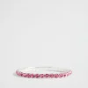 Seed Heritage Jewellery-Diamante Stretch Bracelet Pink
