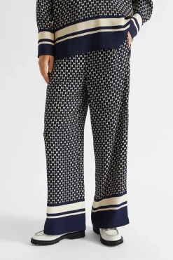 Seed Heritage Pants-Diamond Geo Pant Midnight Sky Geo