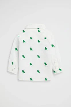 Seed Heritage T-Shirts & Tops-Dino Shirt Canvas