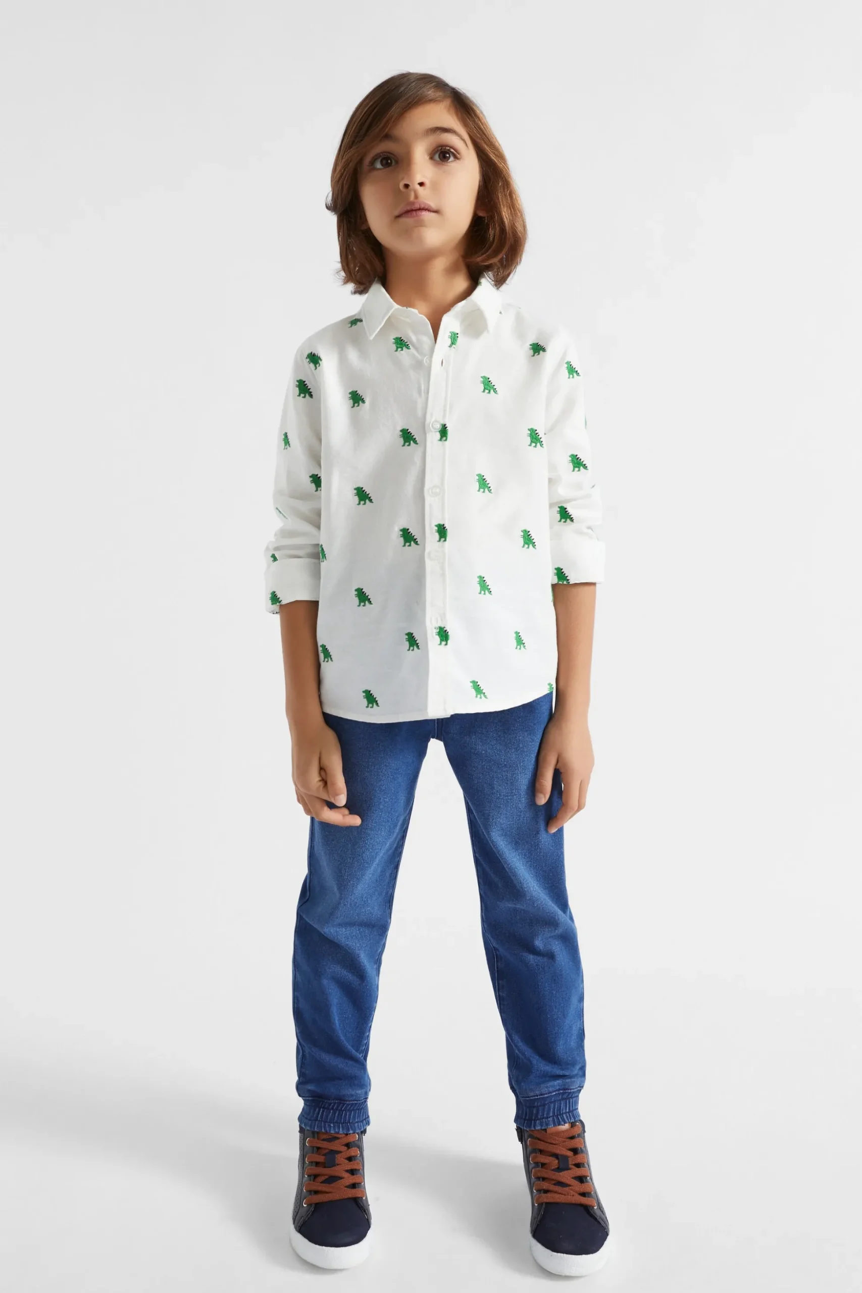 Seed Heritage T-Shirts & Tops-Dino Shirt Canvas