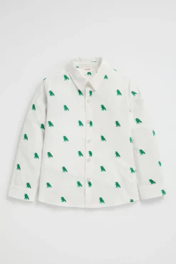 Seed Heritage T-Shirts & Tops-Dino Shirt Canvas