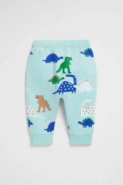 Seed Heritage Pants-Dino Trackpant Lagoon