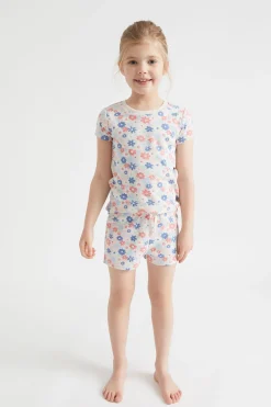 Seed Heritage Pyjamas & Sleepwear-Ditsy Pyjama Oat Marle