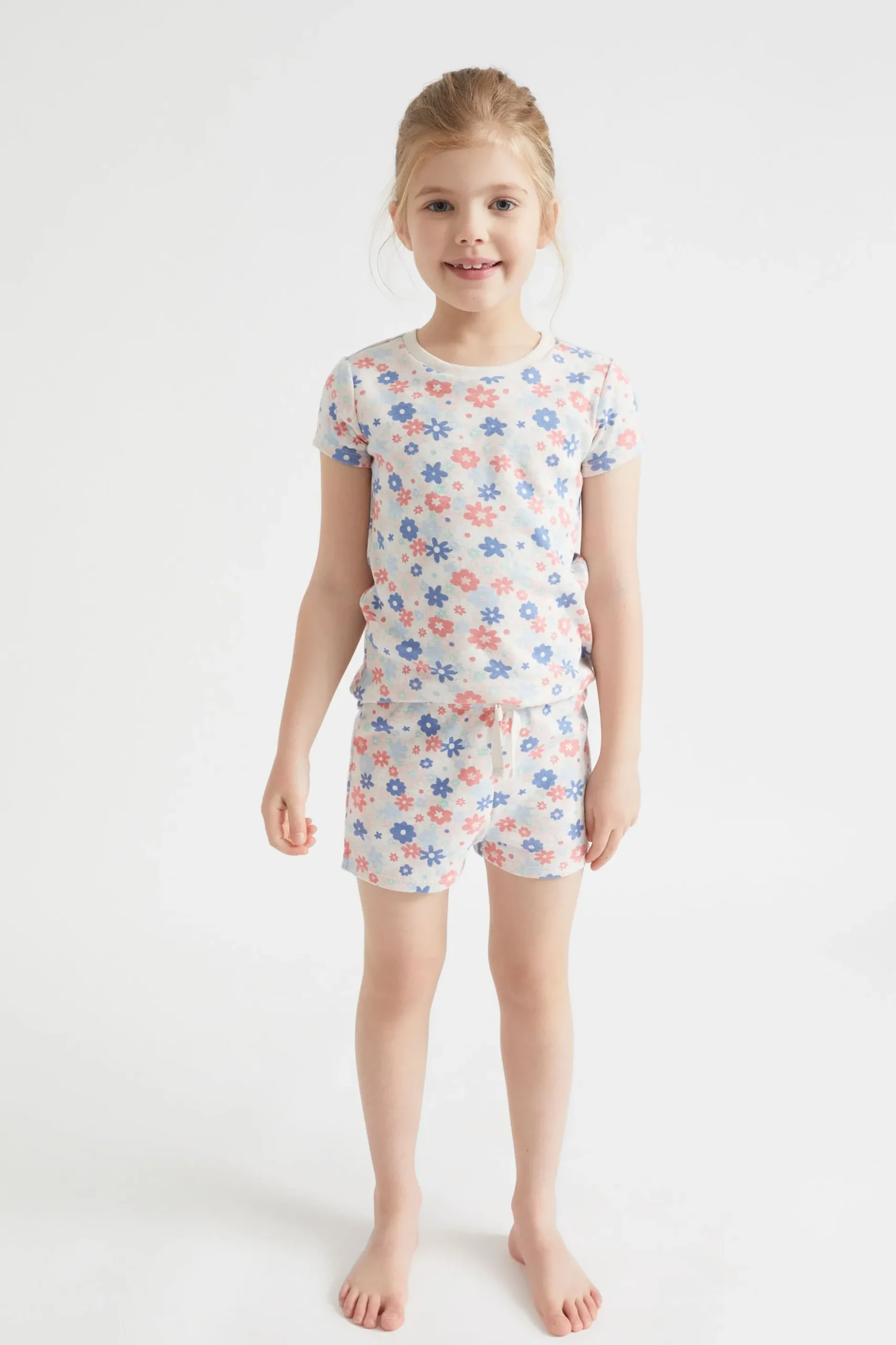 Seed Heritage Pyjamas & Sleepwear-Ditsy Pyjama Oat Marle