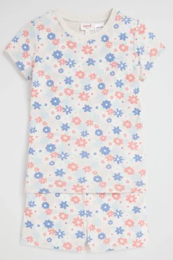 Seed Heritage Pyjamas & Sleepwear-Ditsy Pyjama Oat Marle