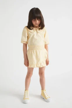 Seed Heritage Shorts-Ditsy Skort Buttercup
